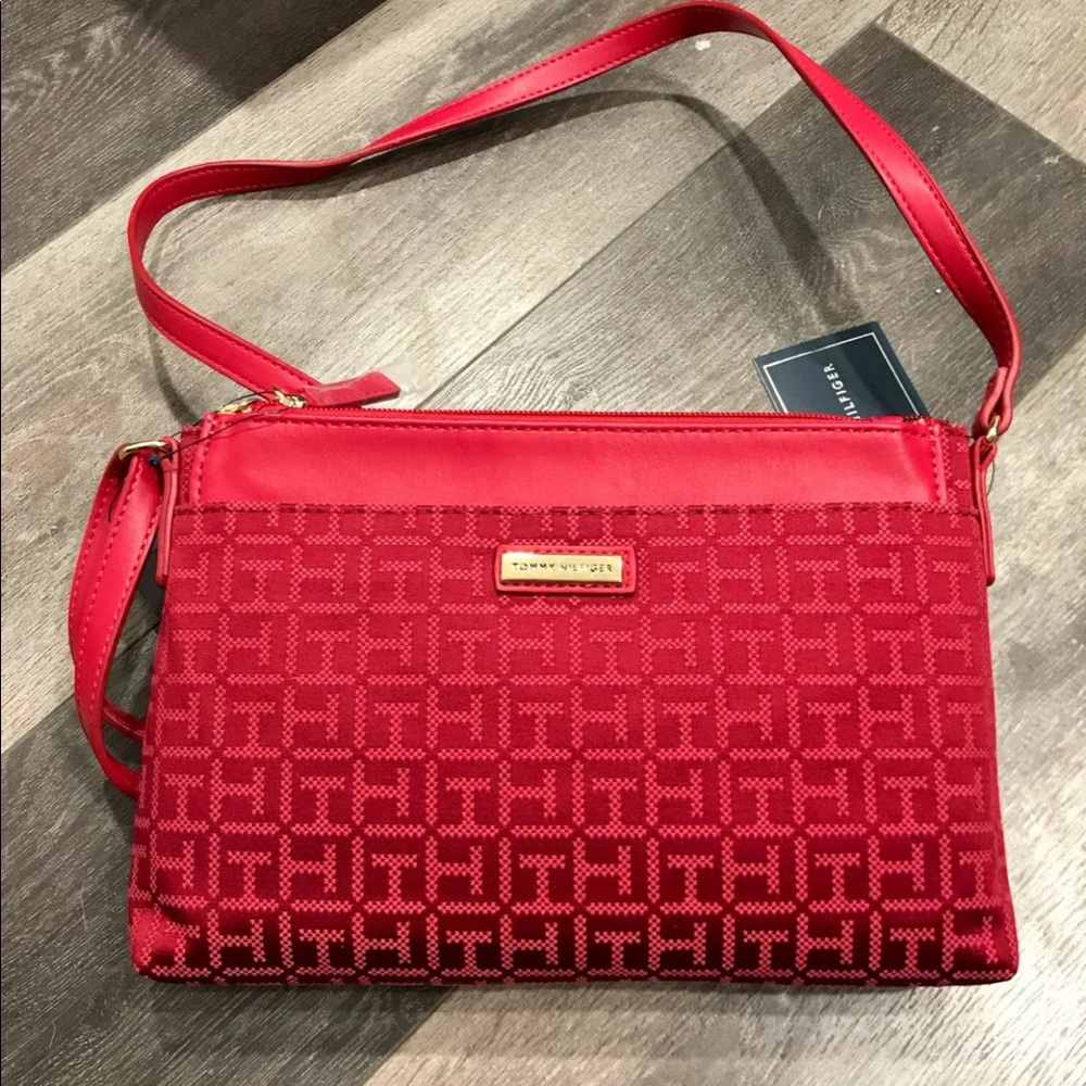 Red Tommy Hilfiger Crossbody
